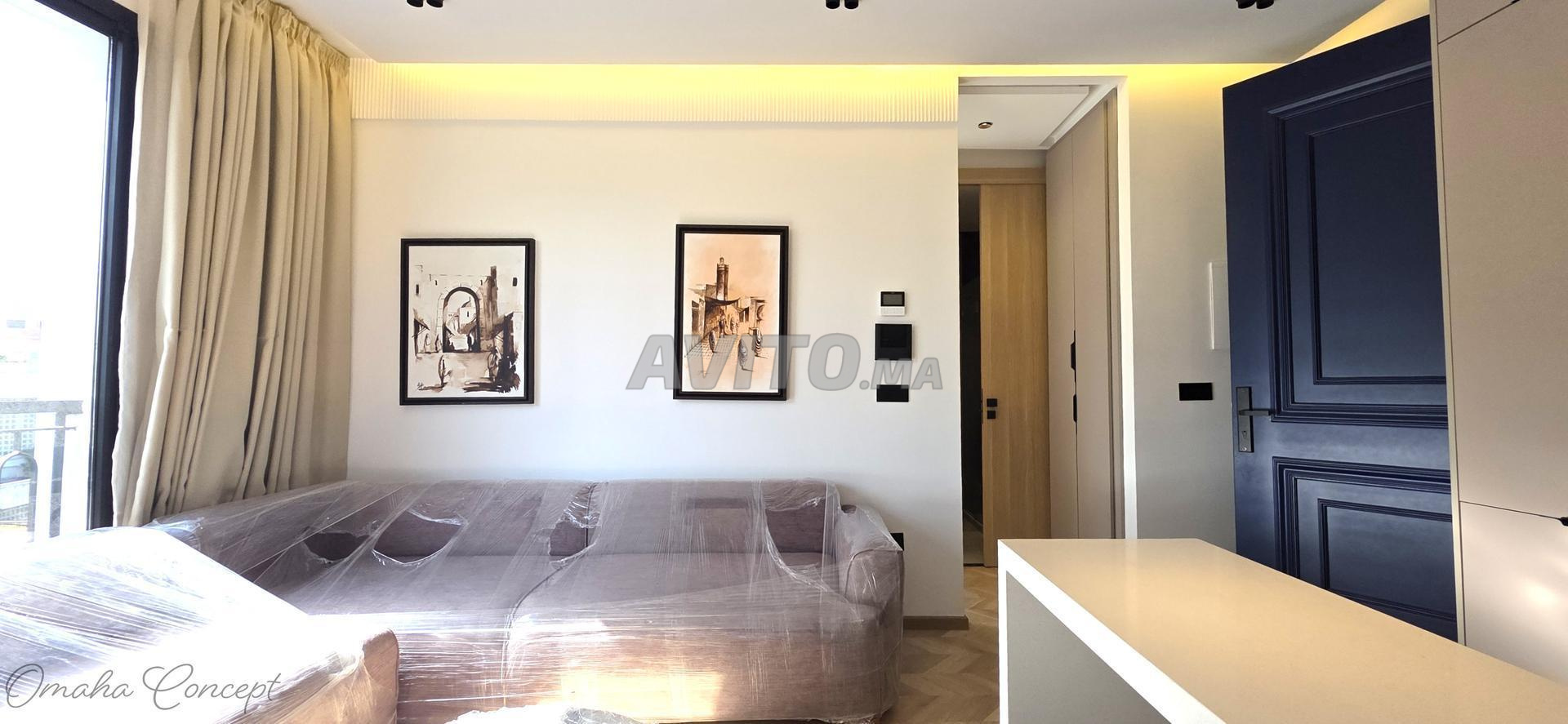 Studio meublé 40m2 à louer à Casablanca Palmier — Photo 4
