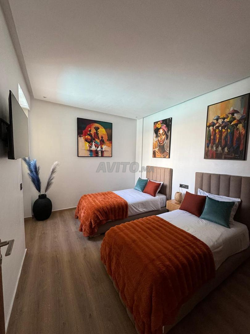Appartement duplex 2 chambres à louer à Agadir — Photo 6