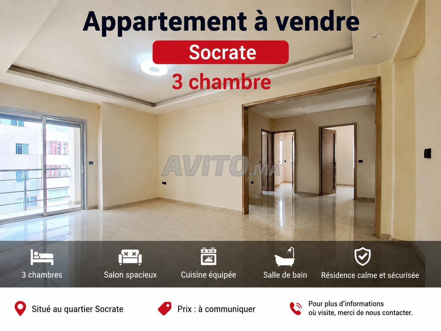 Appartement à vendre Socrate