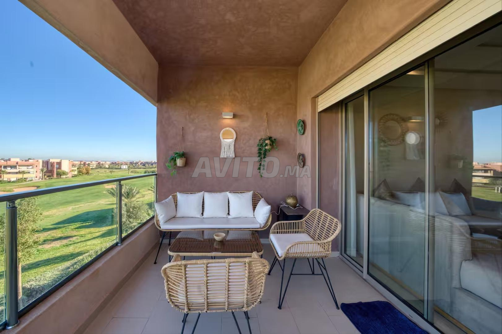 Appartement F3 meublé à louer vue sur golf