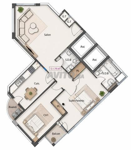 Appartement 79 m² à vendre à Tanger — Photo 5