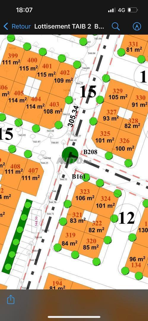 Three-sided commercial plot for sale