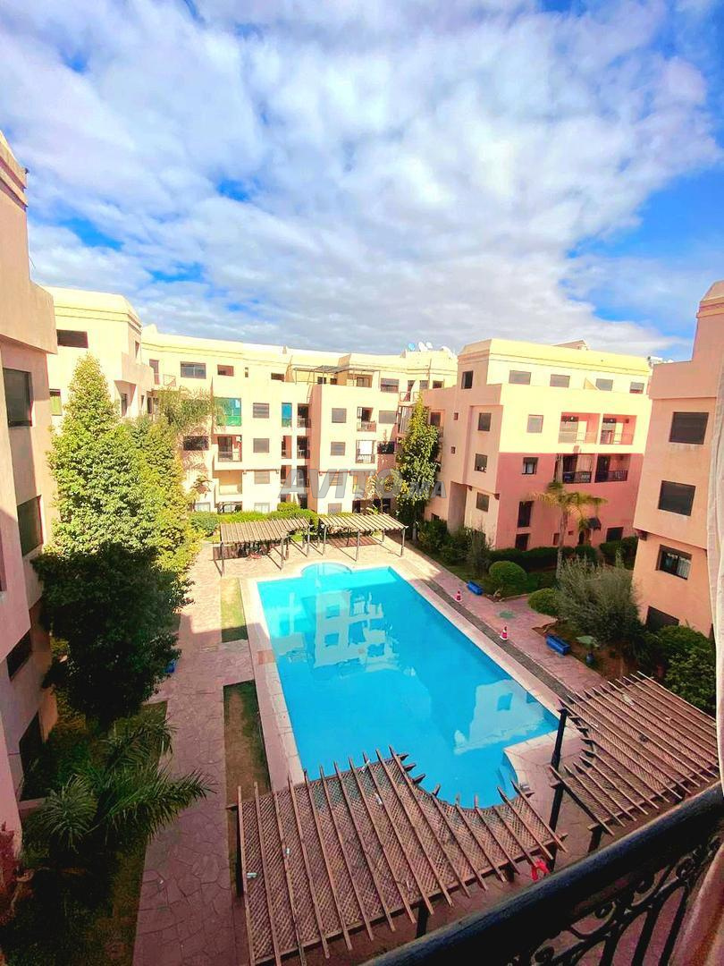 Furnished apartment, long-term rental, parking, balcony