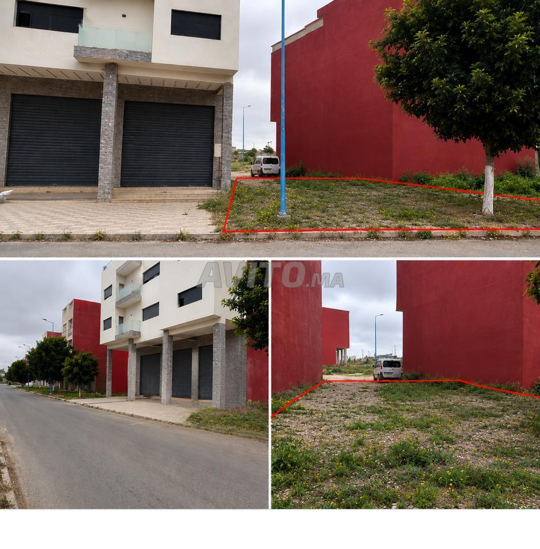 Terrain titré à vendre 150m, double façade, zone commerciale R3