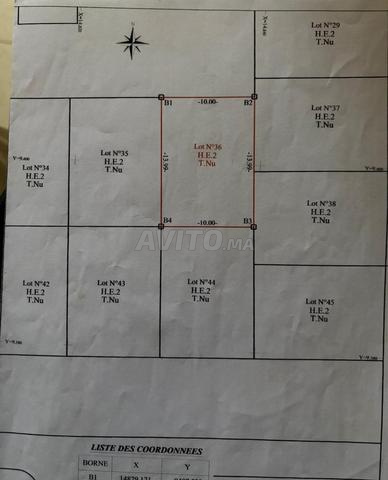 Terrain 140 m² à vendre à Laâyoune – Hay Moulay Rachid Lettre M — Photo 5