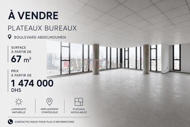 Office for Sale 88 m2 in Casablanca