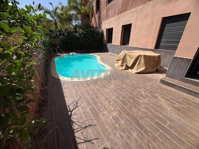 Luxurious furnished apartment with private pool
