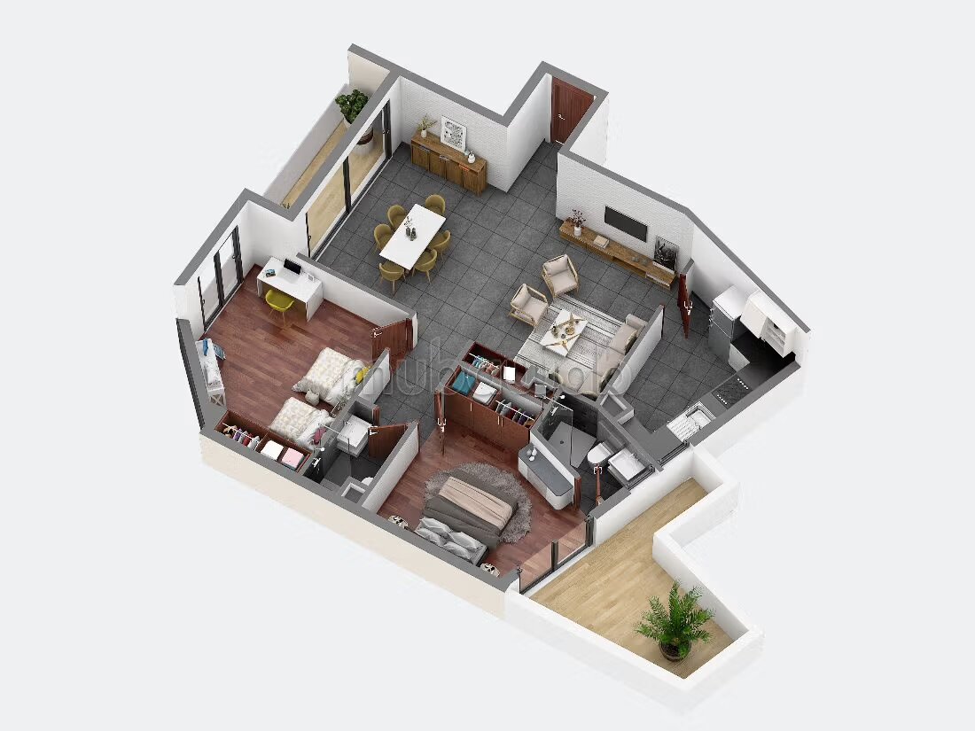 Appartement 80m² à louer à Casablanca — Photo 13