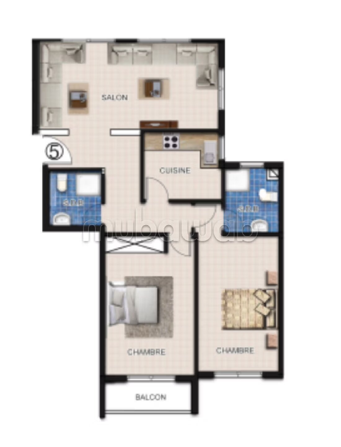 Appartement 91 m² à vendre à Martil, Tétouan — Photo 4