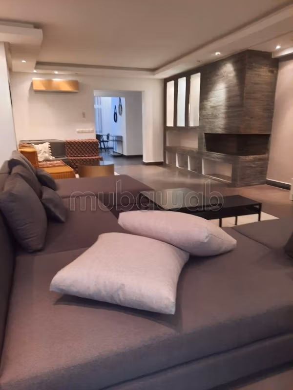 Apartment 200 m² for rent in Casablanca (Racine District) — Photo 31