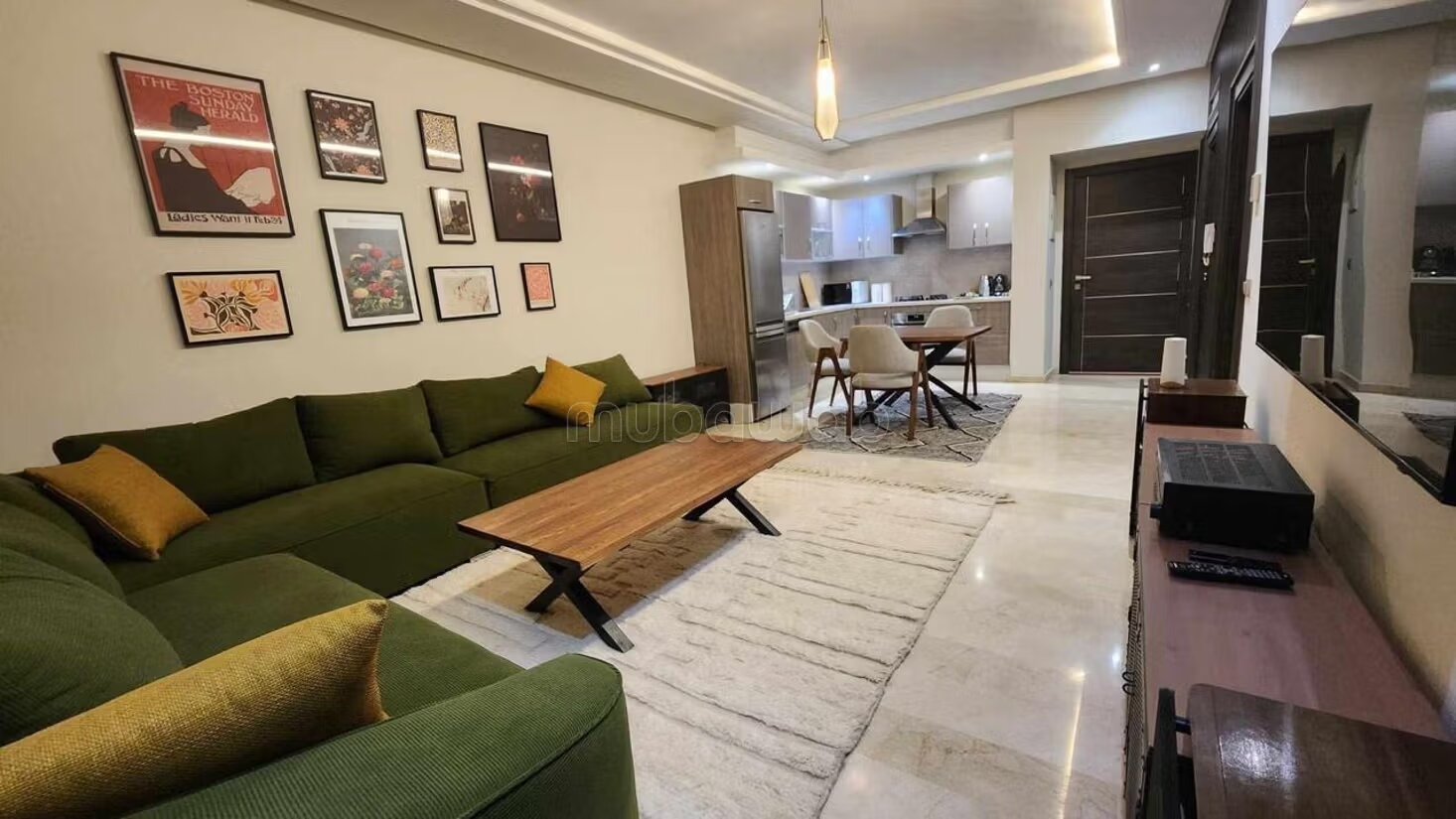 Furnished Studio 50 m² for rent in Casablanca — Photo 6