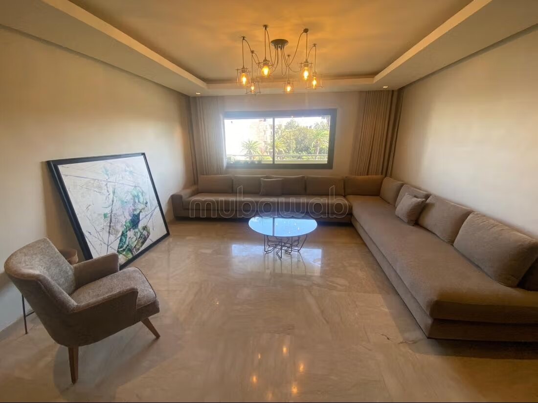 Appartement meublé 155 m² à louer à Casablanca — Photo 7