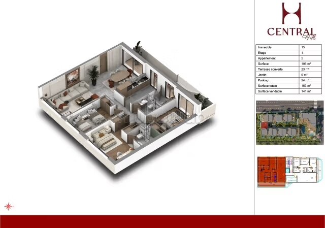 Duplex apartment 192 m² for sale in الدار البيضاء - Ain Diab Extension — Photo 26