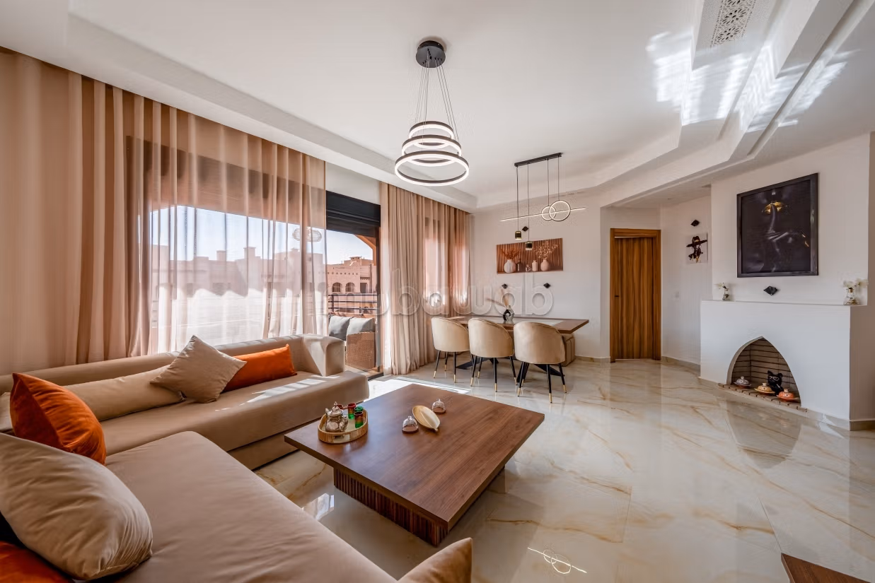 Appartement meublé 110 m² à louer à Marrakech — Photo 2
