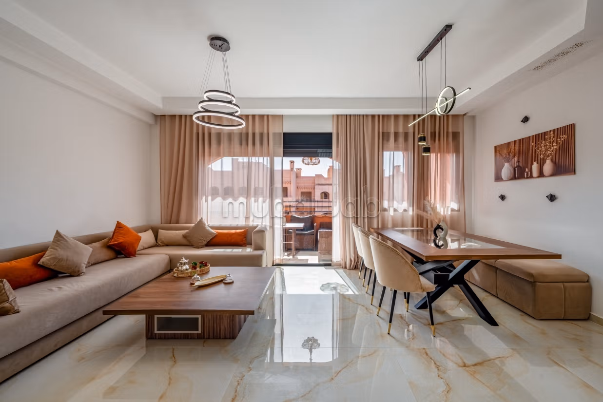 Appartement meublé 110 m² à louer à Marrakech — Photo 10