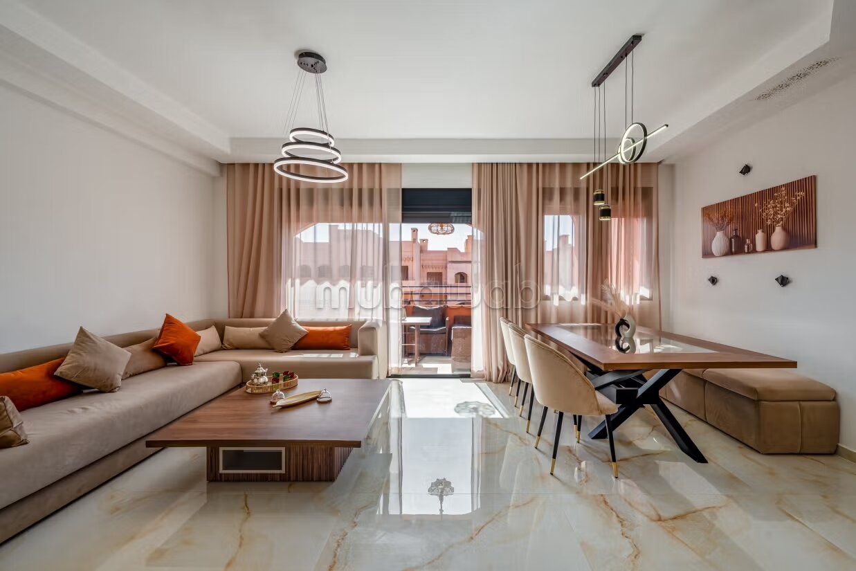 Appartement meublé 110 m² à louer à Marrakech — Photo 9
