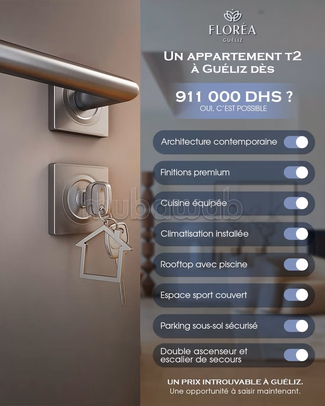 شقة 51 م² للبيع في مراكش (جويليز) — Photo 2