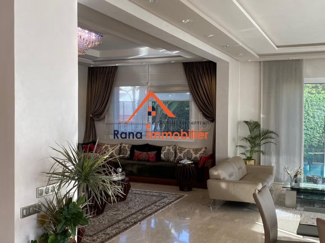 Furnished Villa 500 m² for rent in Rabat (Hay Riad) — Photo 16