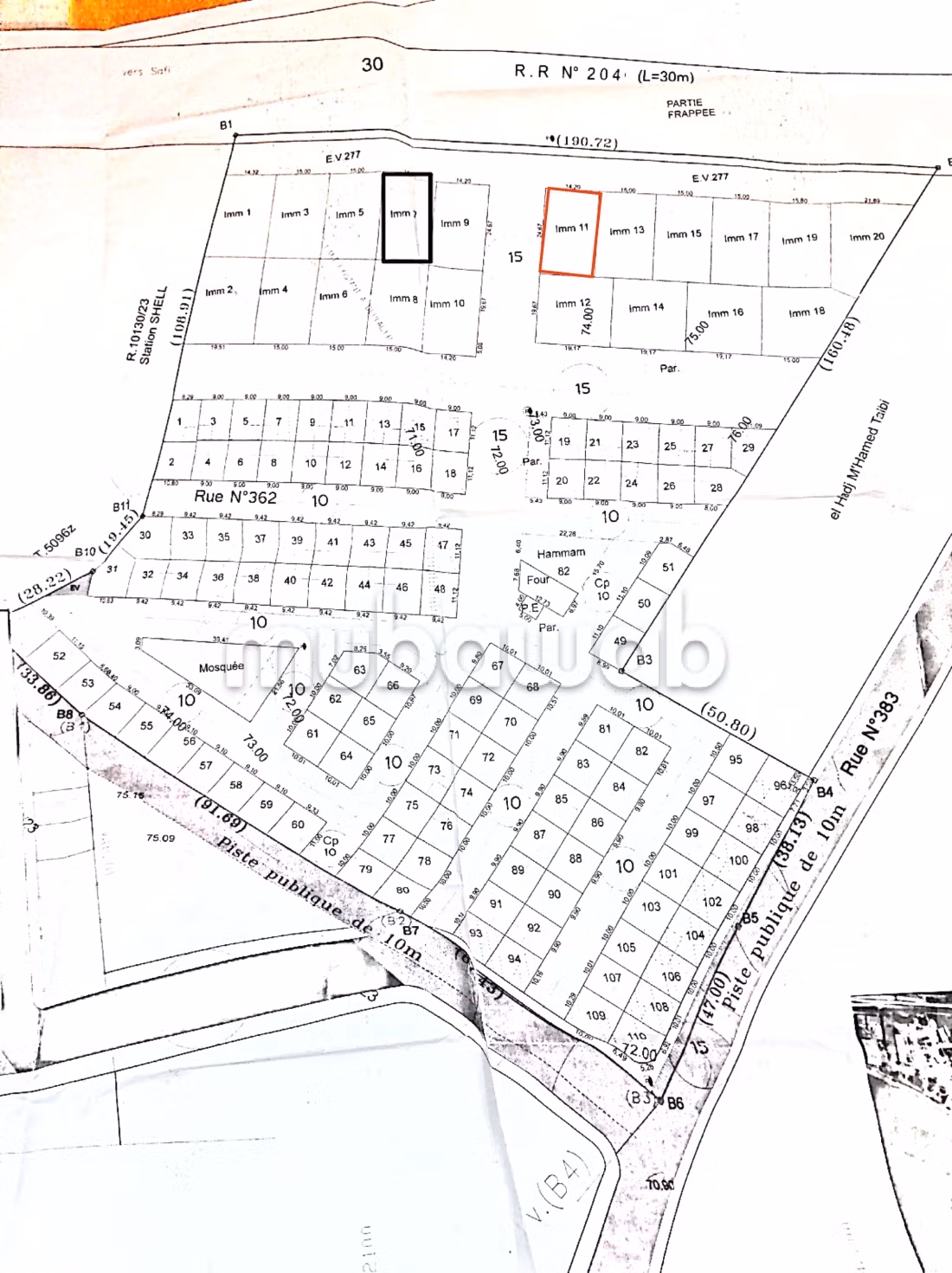 Commercial land 350 m² for sale in Safi — Photo 10