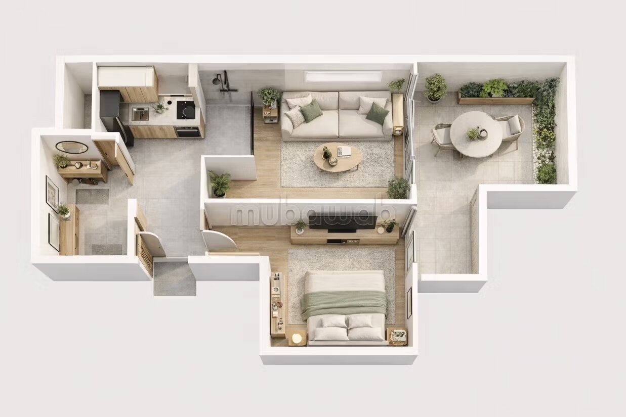 Appartement 60 m² à vendre à Ferme Bretonne Hay Arraha, Casablanca — Photo 6