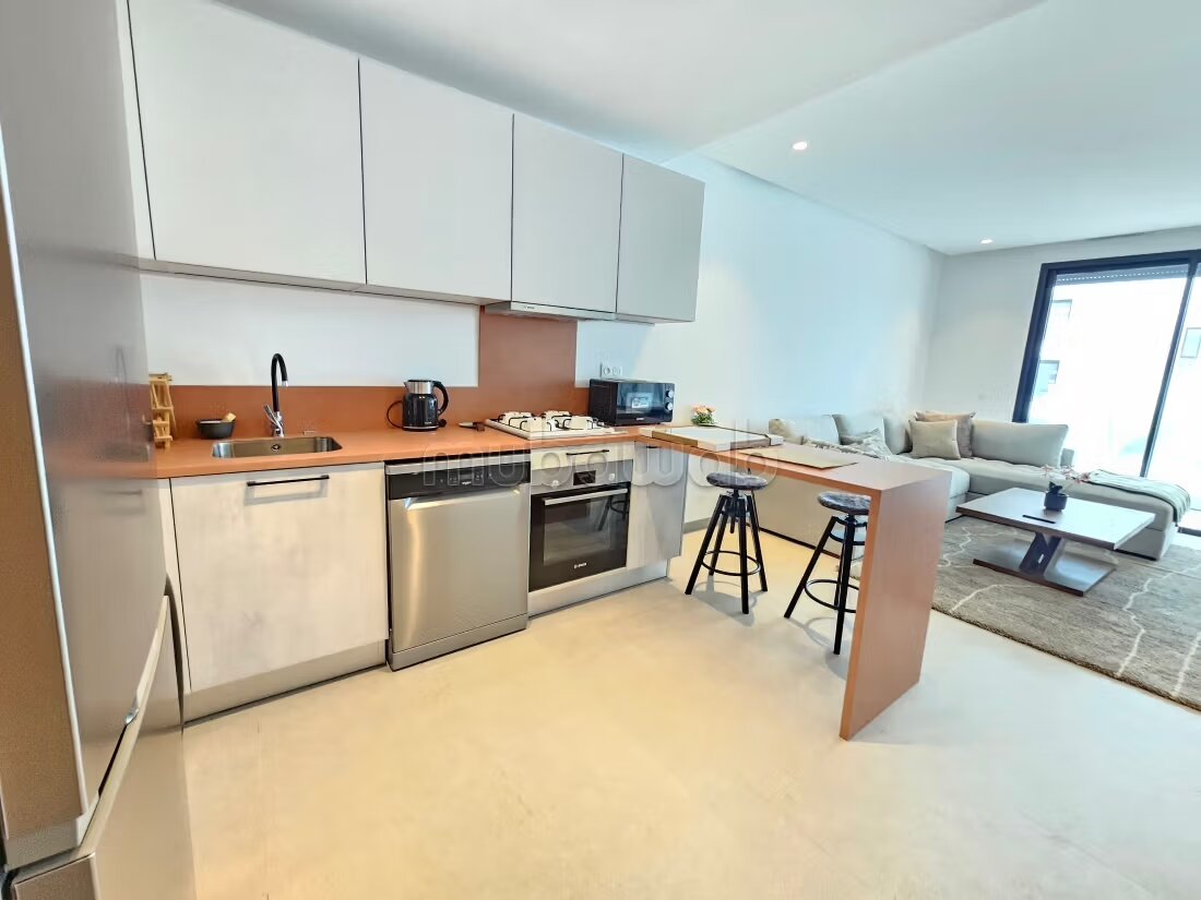 Beautiful furnished studio of 65 m² for rent in Casablanca — Photo 5