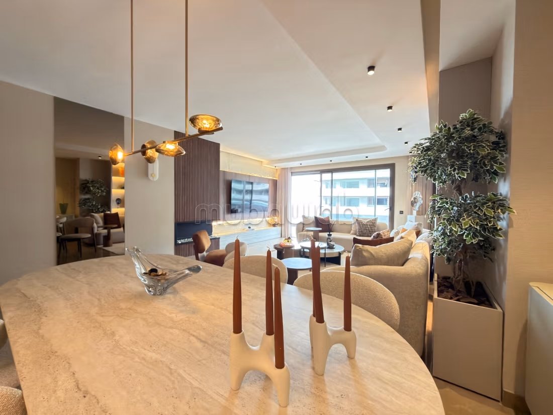 Luxurious 170 m² apartment with sea view in Casablanca — Photo 3