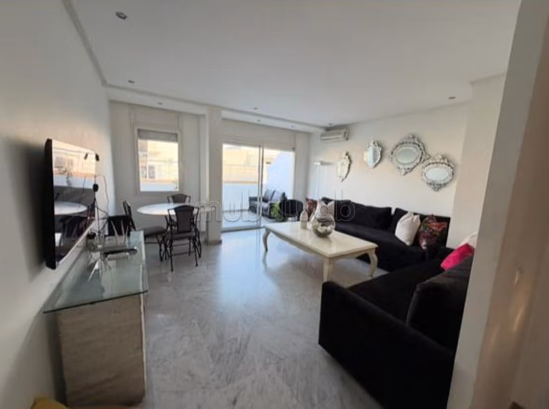 2-Bedroom Apartment 100 m² for Rent in Agdal, Rabat — Photo 3
