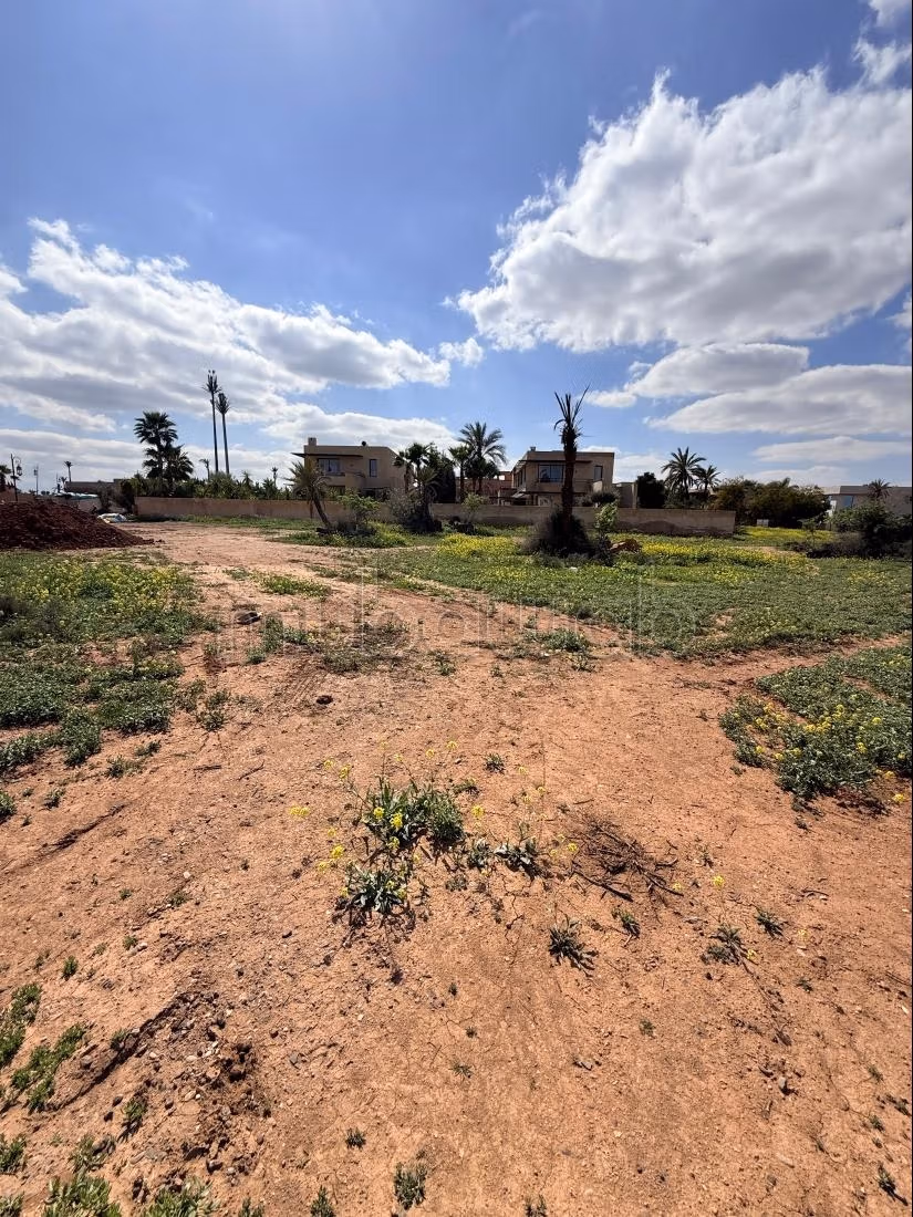Terrain 1000 m² à vendre à Marrakech – Résidence Fermée Proche Golf — Photo 3