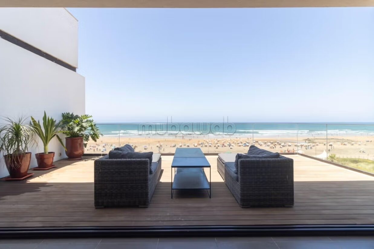 Appartement 3 chambres à louer à Ain Diab, Casablanca