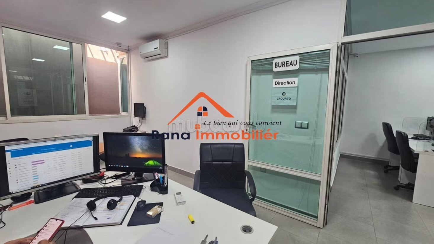 Office 110 m² for rent in Rabat (Agdal) — Photo 4
