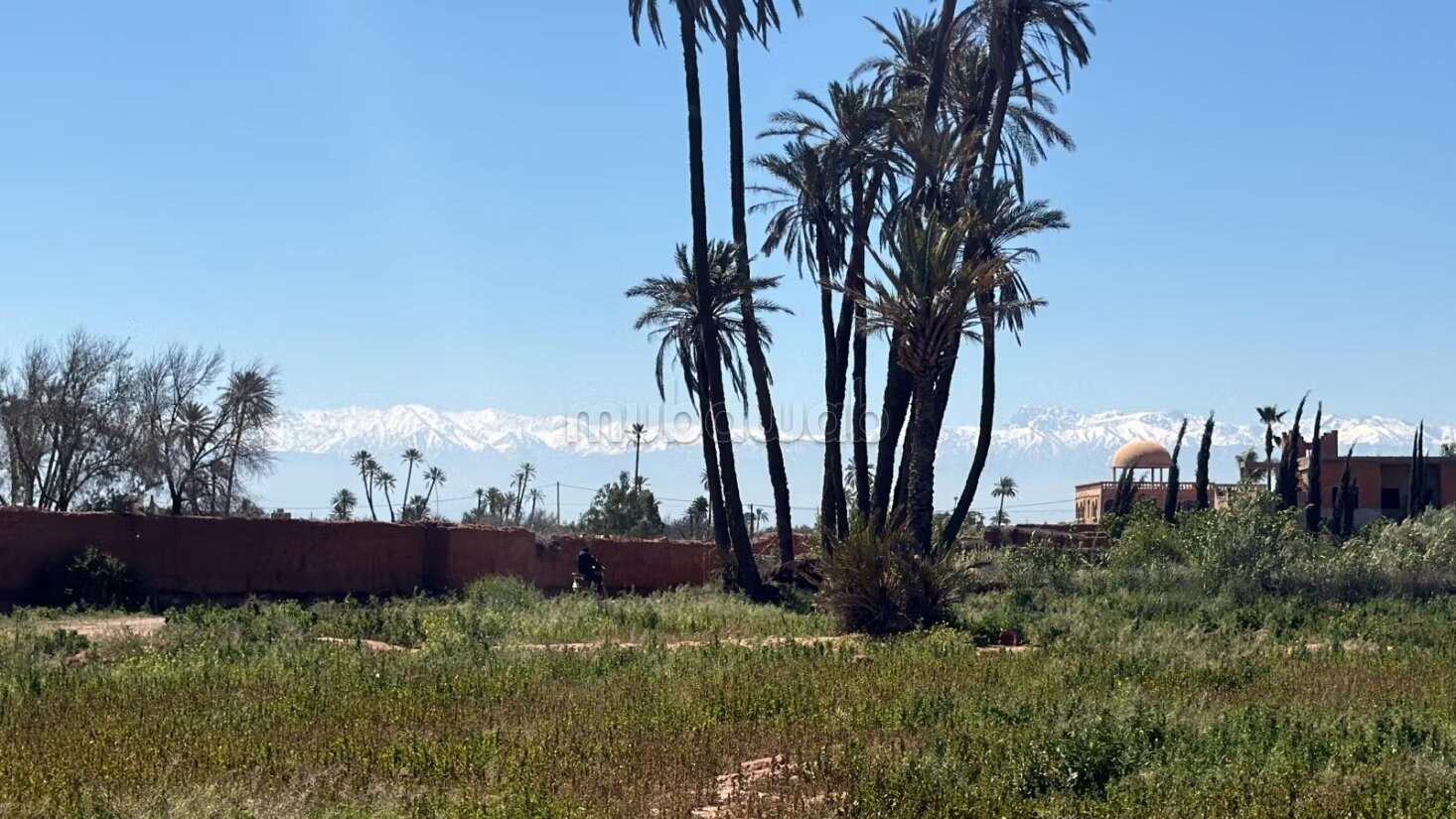 Titrated land of 13400 m² with clear view on Atlas for sale in Marrakech — Photo 4