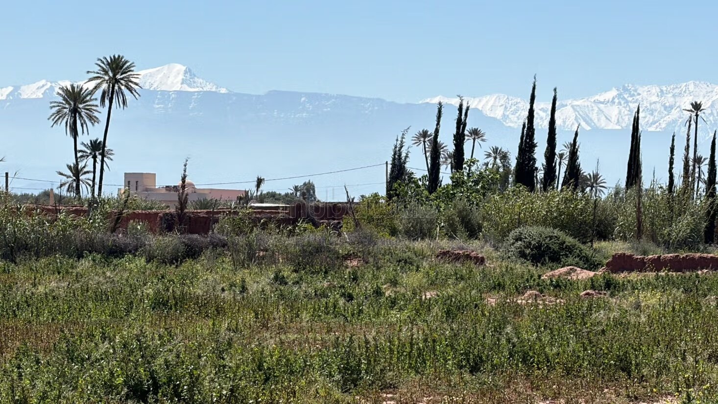 Titrated land of 13400 m² with clear view on Atlas for sale in Marrakech — Photo 20