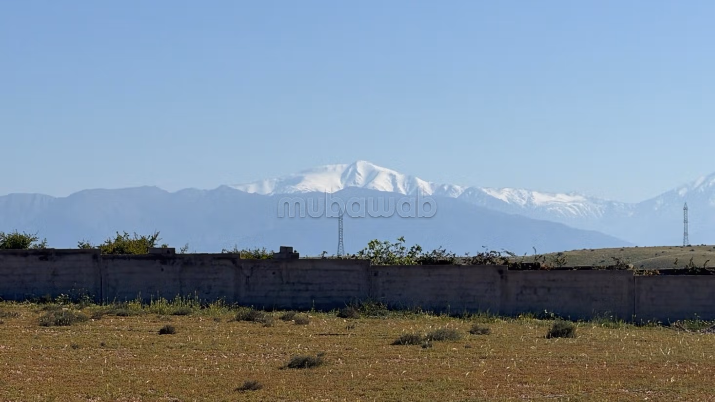Terrain 1 Hectare, route d'Amiziz vue exceptionnelle à vendre à Marrakech — Photo 2