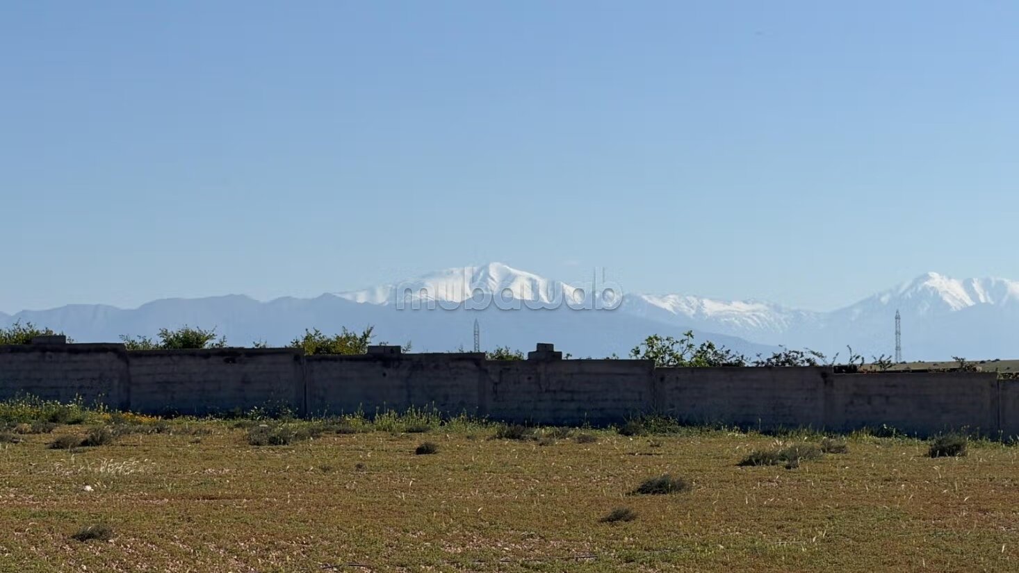 Terrain 1 Hectare, route d'Amiziz vue exceptionnelle à vendre à Marrakech — Photo 3