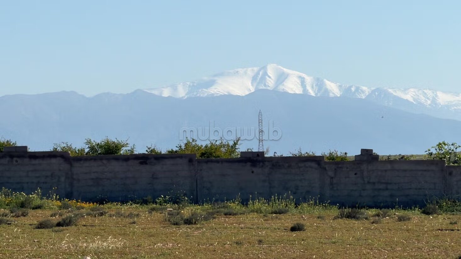 Terrain 1 Hectare, route d'Amiziz vue exceptionnelle à vendre à Marrakech — Photo 5