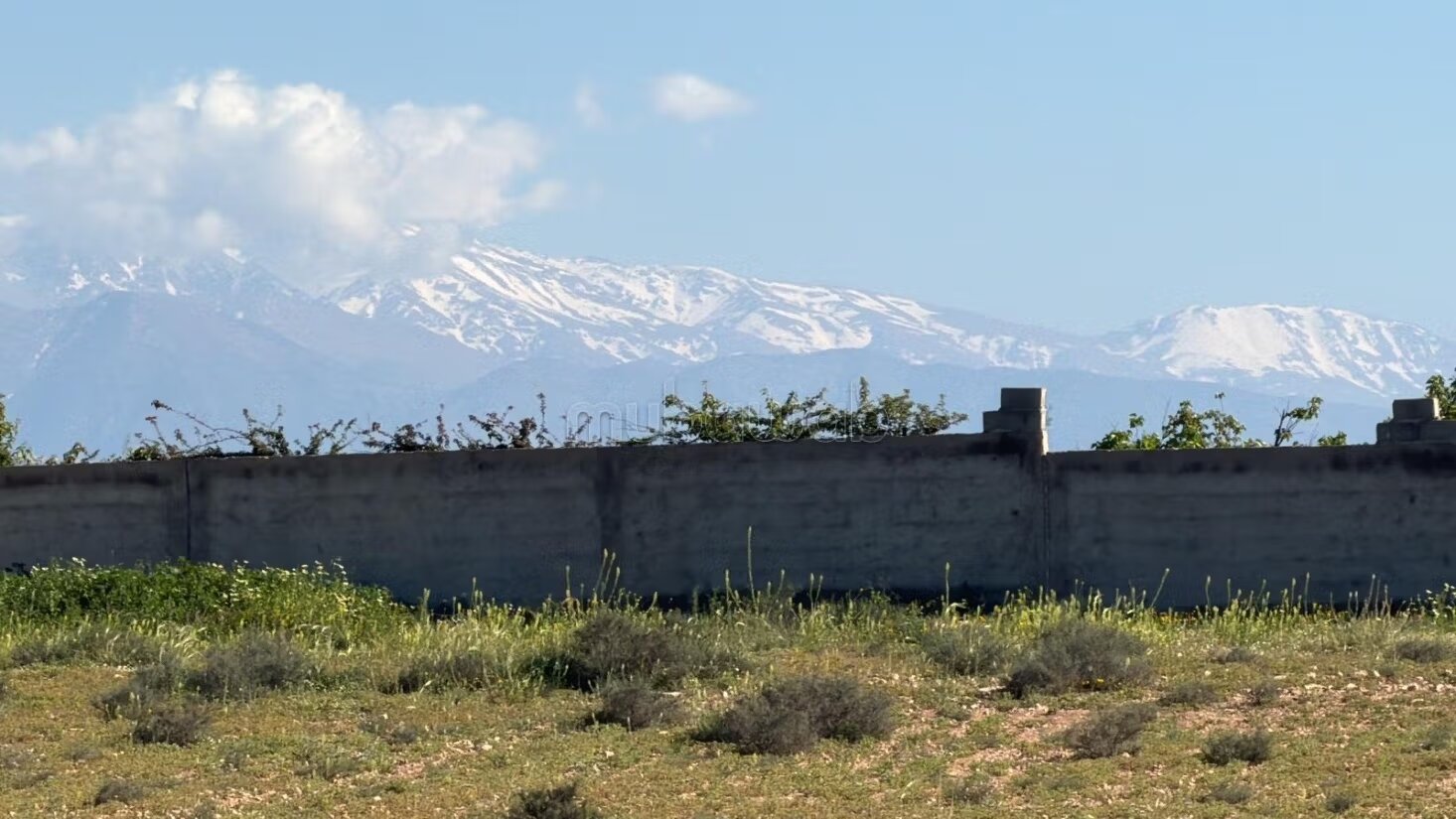 Terrain 1 Hectare, route d'Amiziz vue exceptionnelle à vendre à Marrakech — Photo 8