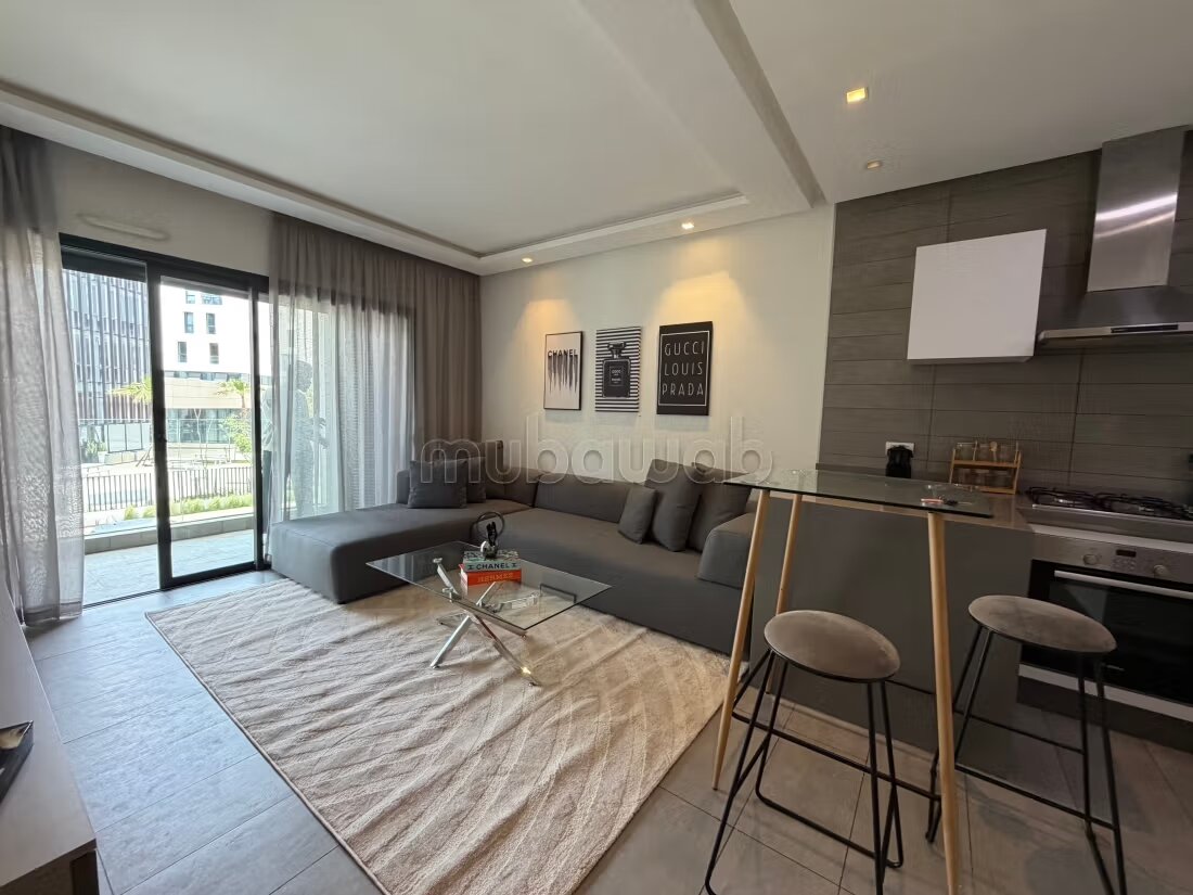 Studio meublé 64 m² à louer à Casablanca (Casa Finance City) — Photo 6