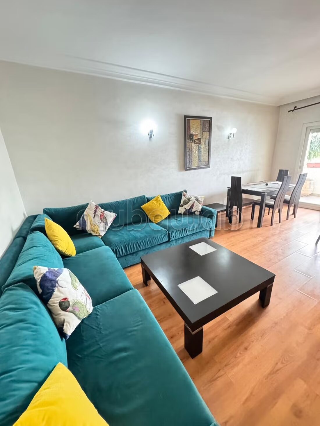 Appartement meublé 1 chambre avec balcon à louer à Casablanca — Photo 2