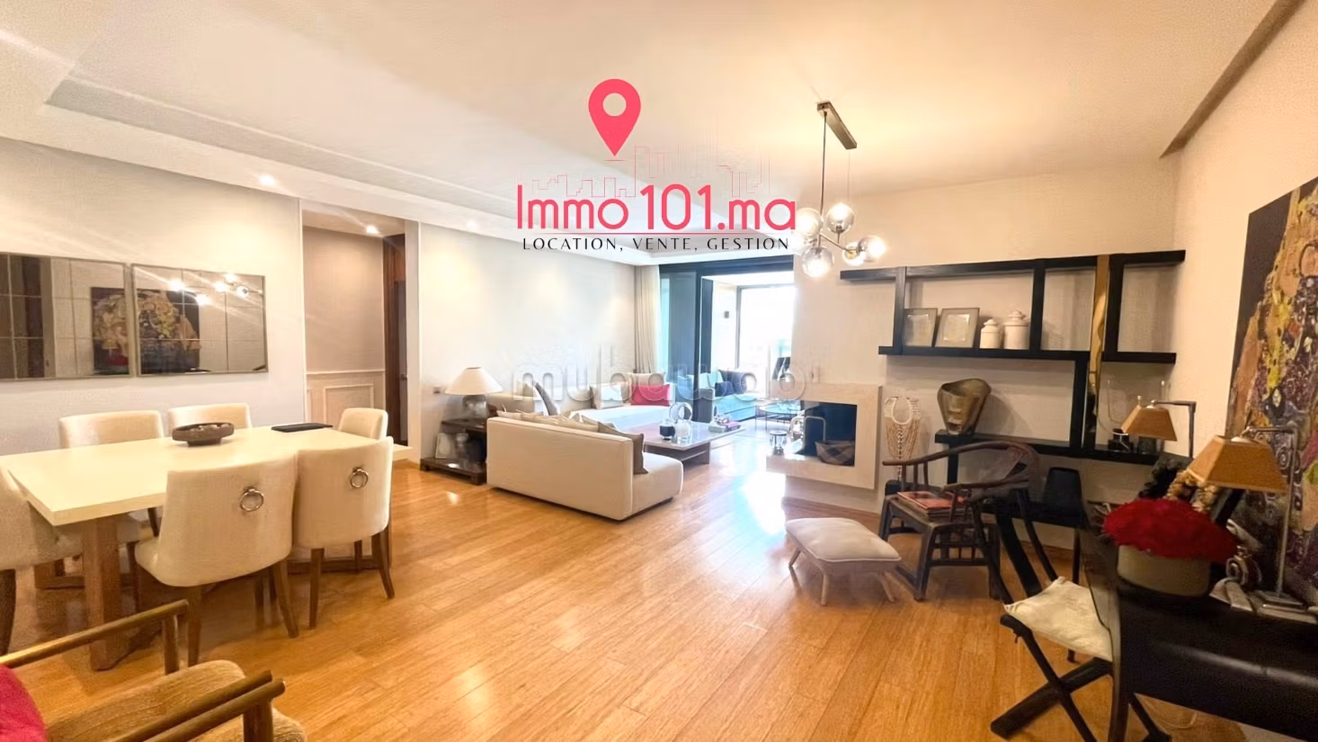 Appartement 220 m² à louer à Rabat (Orangeraie Souissi) — Photo 2