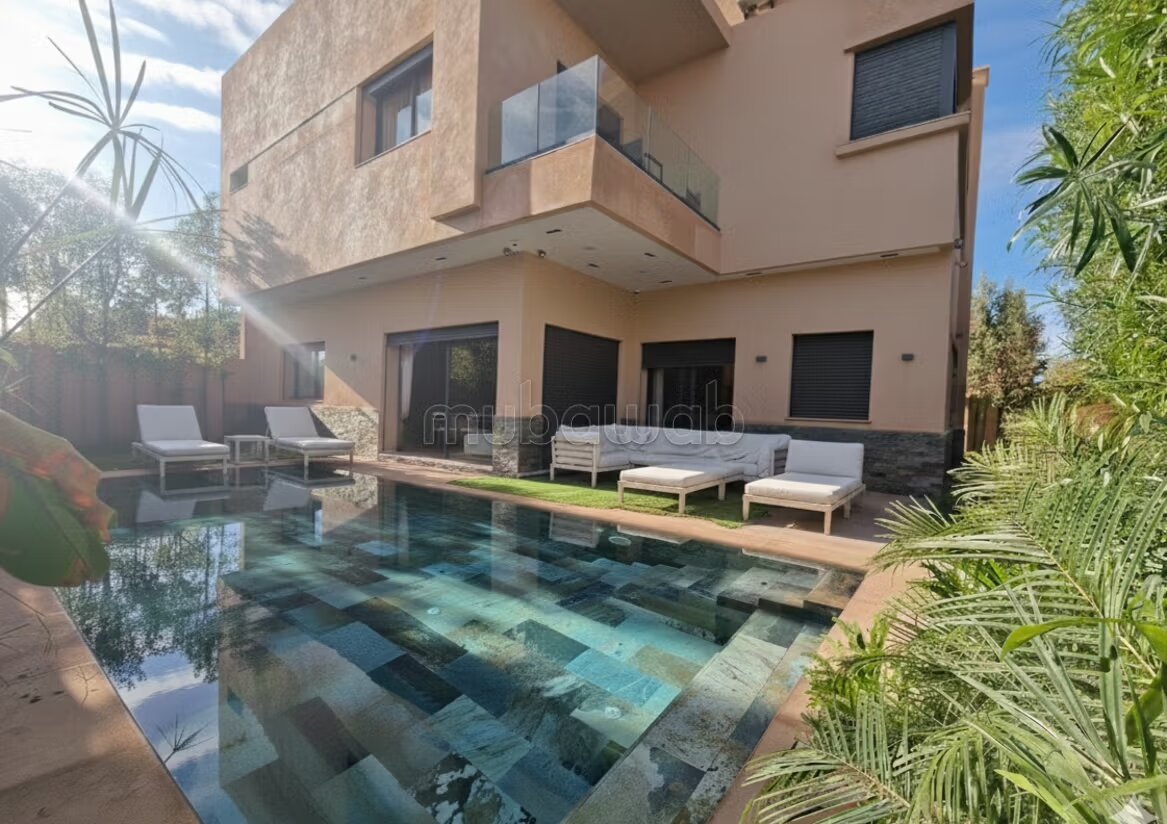 Villa neuve 300 m² à louer à Marrakech — Photo 88