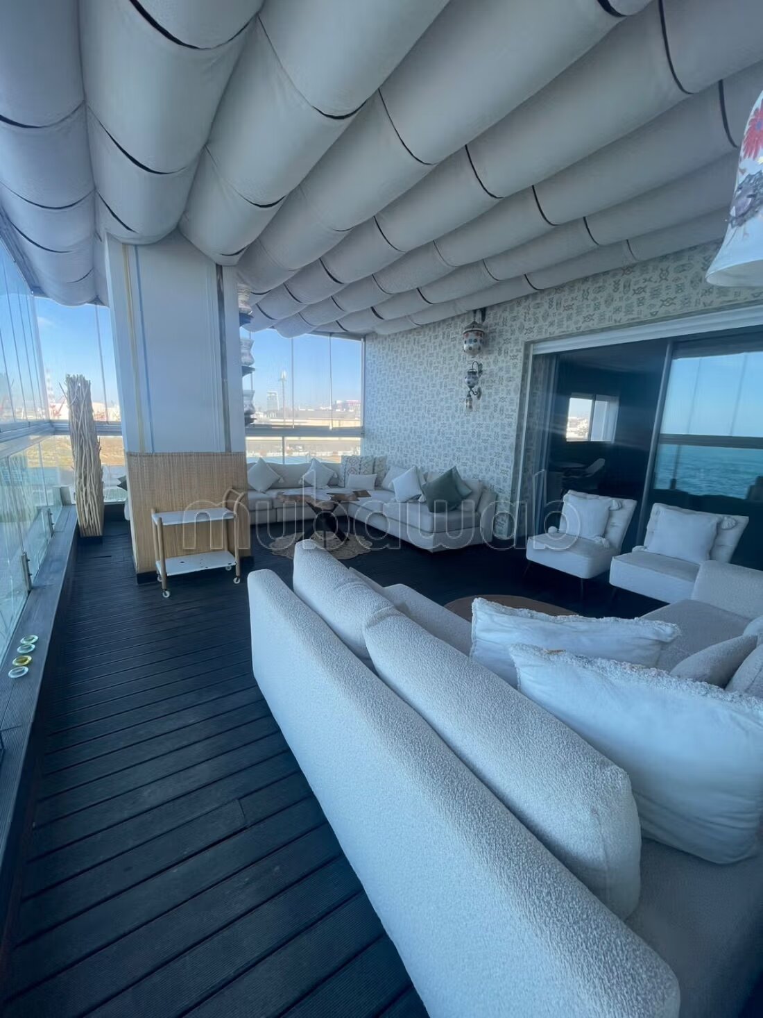 Appartement meublé 220 m² à louer à Casablanca - La Marina — Photo 4