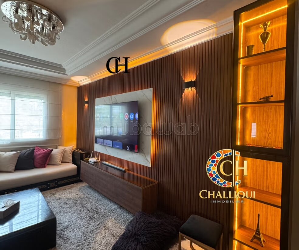 Appartement meublé 120 m² à louer à Rabat, hay riad — Photo 3
