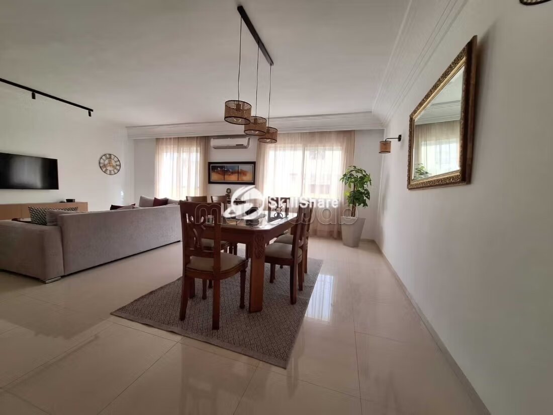 Appartement 130 m² à louer meublé à Casablanca — Photo 8