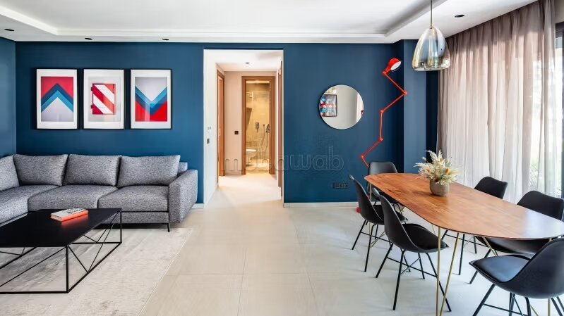 Appartement 130 m² à louer meublé à Casablanca — Photo 29