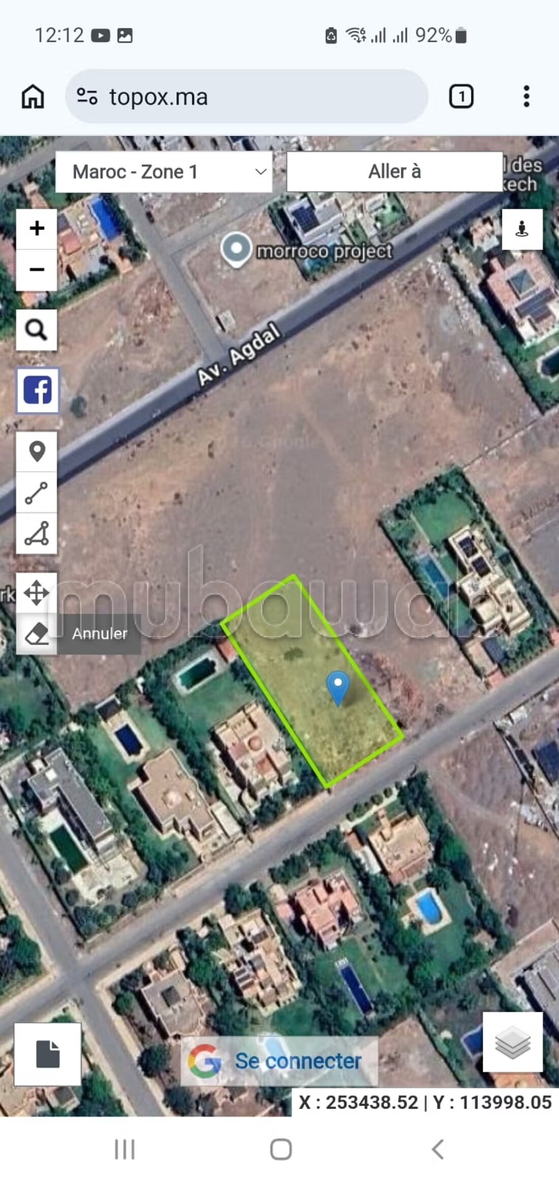 Exceptional land for sale - 2464 m² - Marrakech (Agdal  -  Riad Atlas) — Photo 4