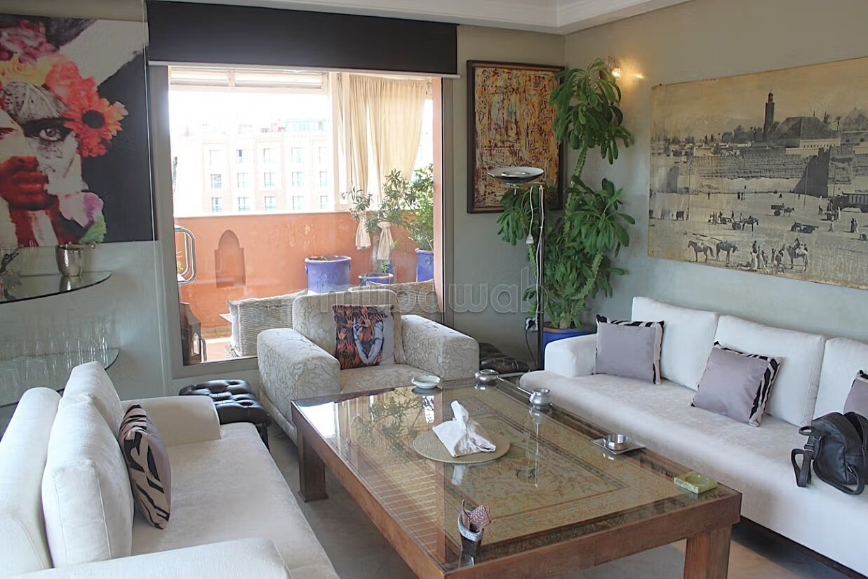 Appartement 150 m² à louer à Marrakech - Terrasse 65m² — Photo 7