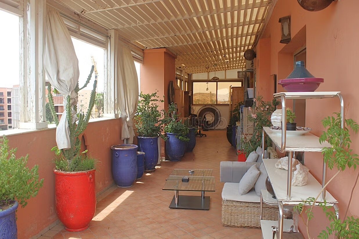 Appartement 150 m² à louer à Marrakech - Terrasse 65m² — Photo 19