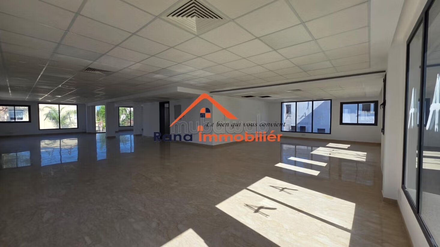 1000 m² office space for rent in Rabat — Photo 3
