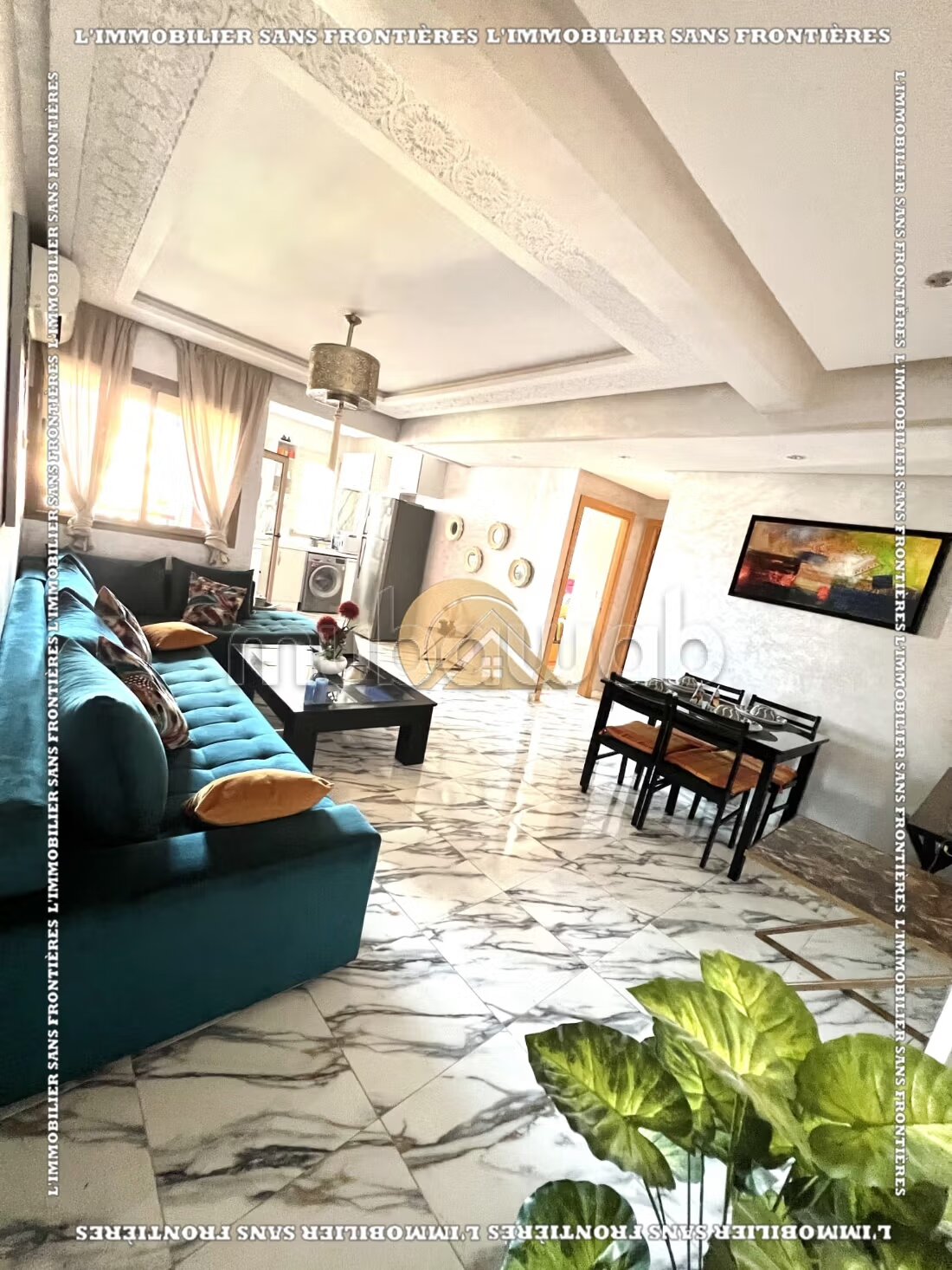 Appartement meublé 60 m² à louer à Guéliz, Marrakech — Photo 3