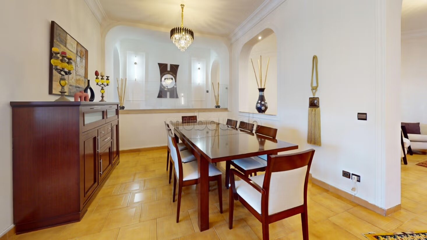 Appartement 125 m² à louer à Rabat — Photo 344